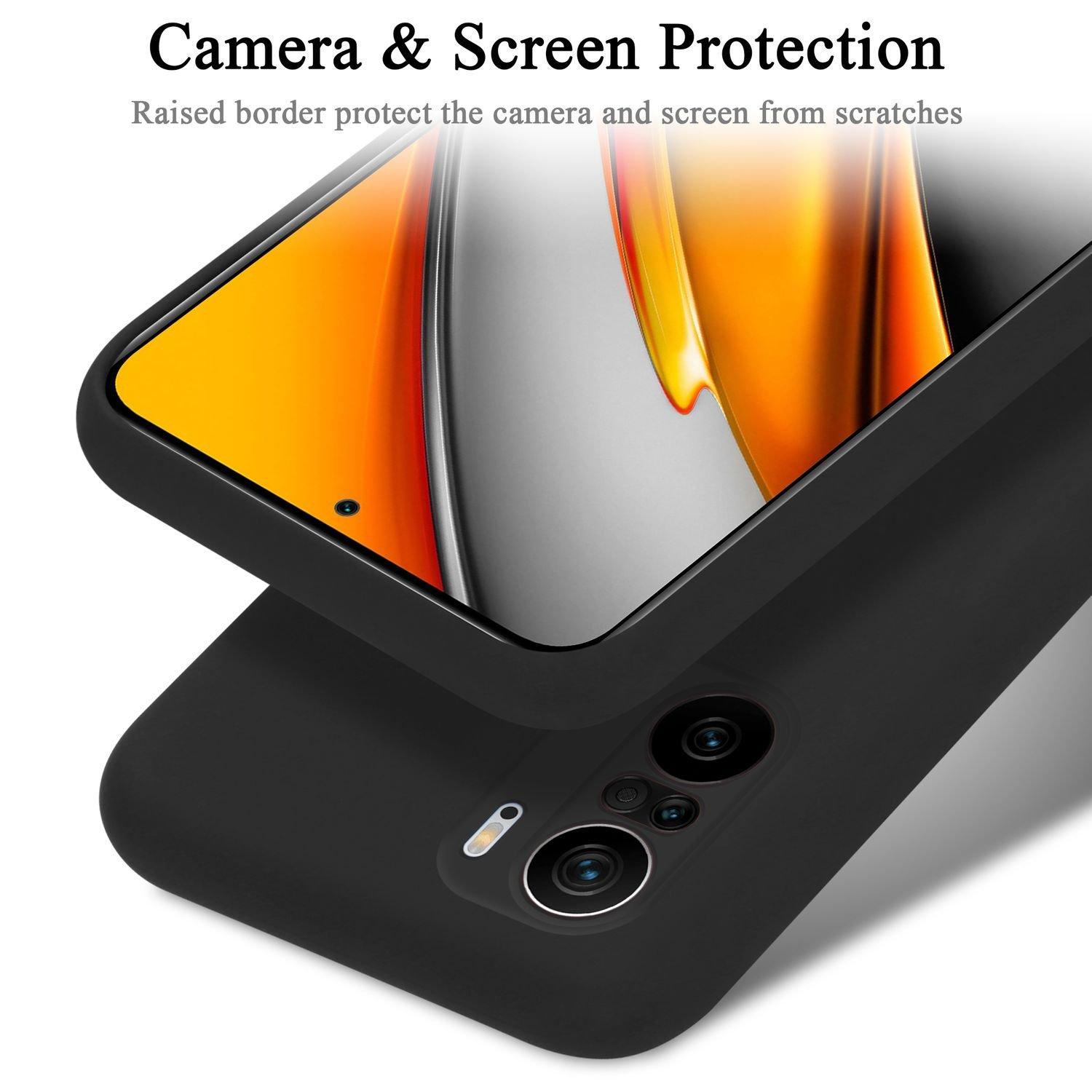 Cadorabo  Housse pour Xiaomi Mi 11i / POCO F3 en LIQUID BLACK - Coque de protection en silicone TPU flexible 