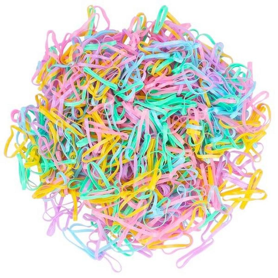 2000x Petits nœuds pour cheveux - Couleurs mélangées