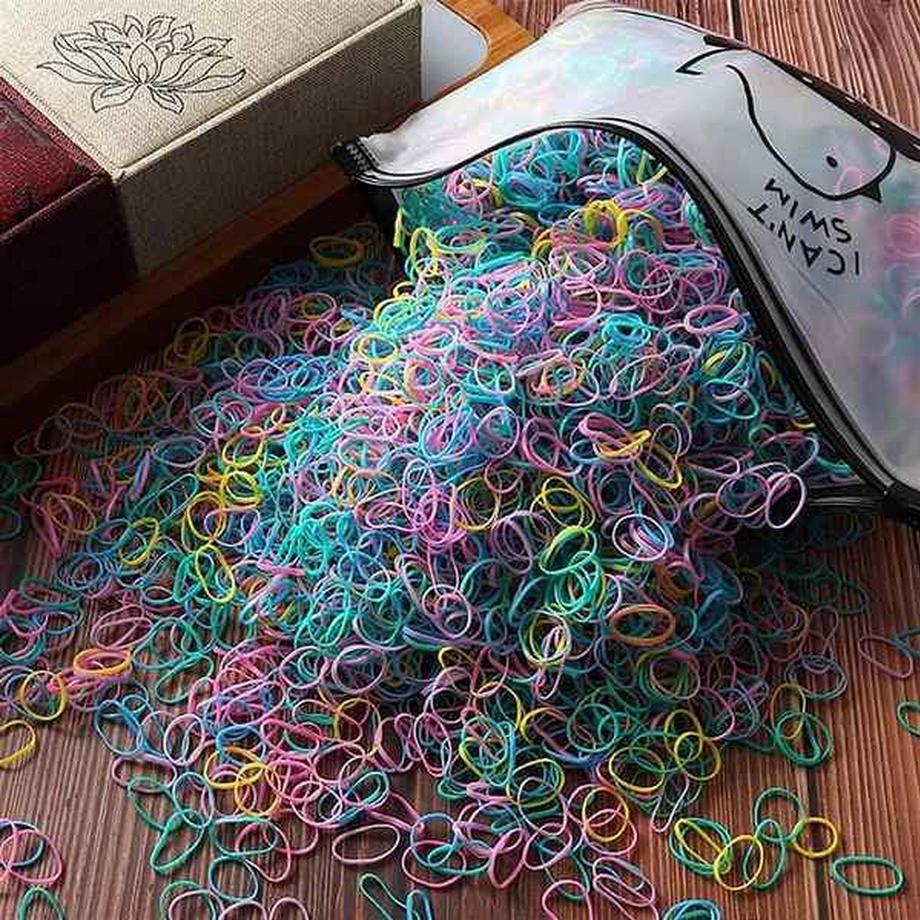 B2X  2000 piccoli fiocchi per capelli - Colori misti 