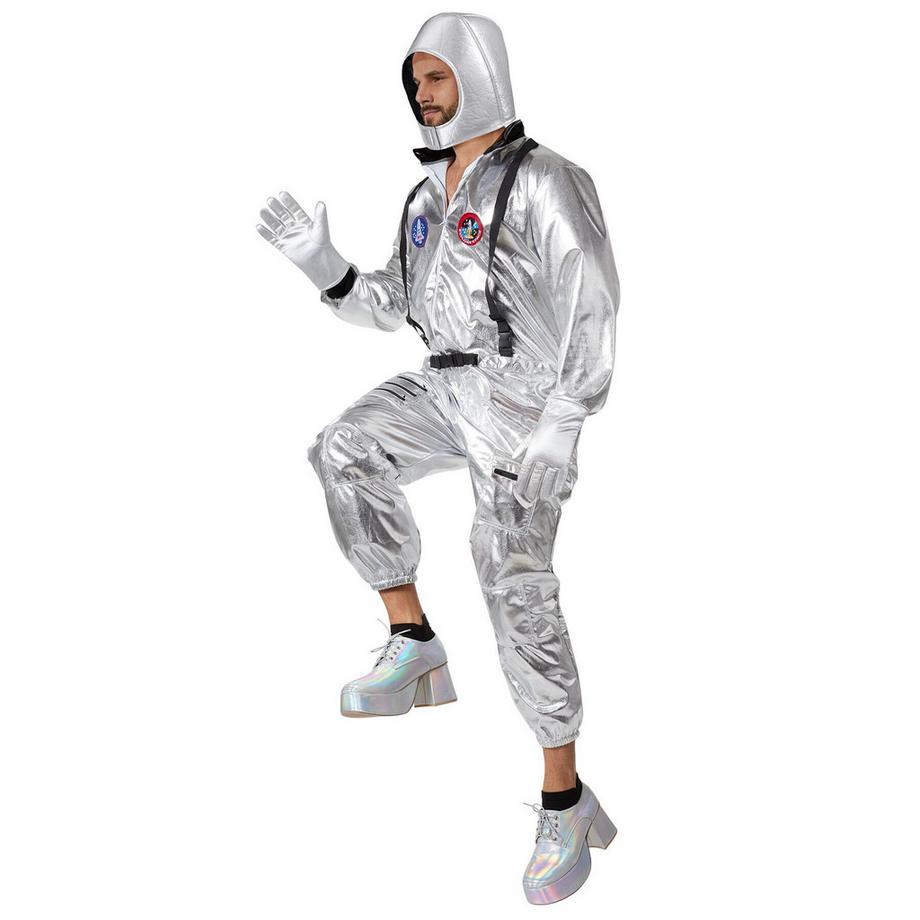 Tectake  Costume unisexe Astronaute avec casque, lunettes et gants 