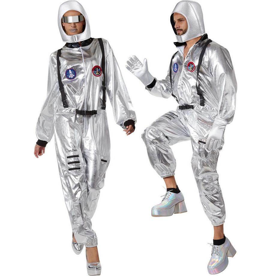 Costume unisexe Astronaute avec casque, lunettes et gants