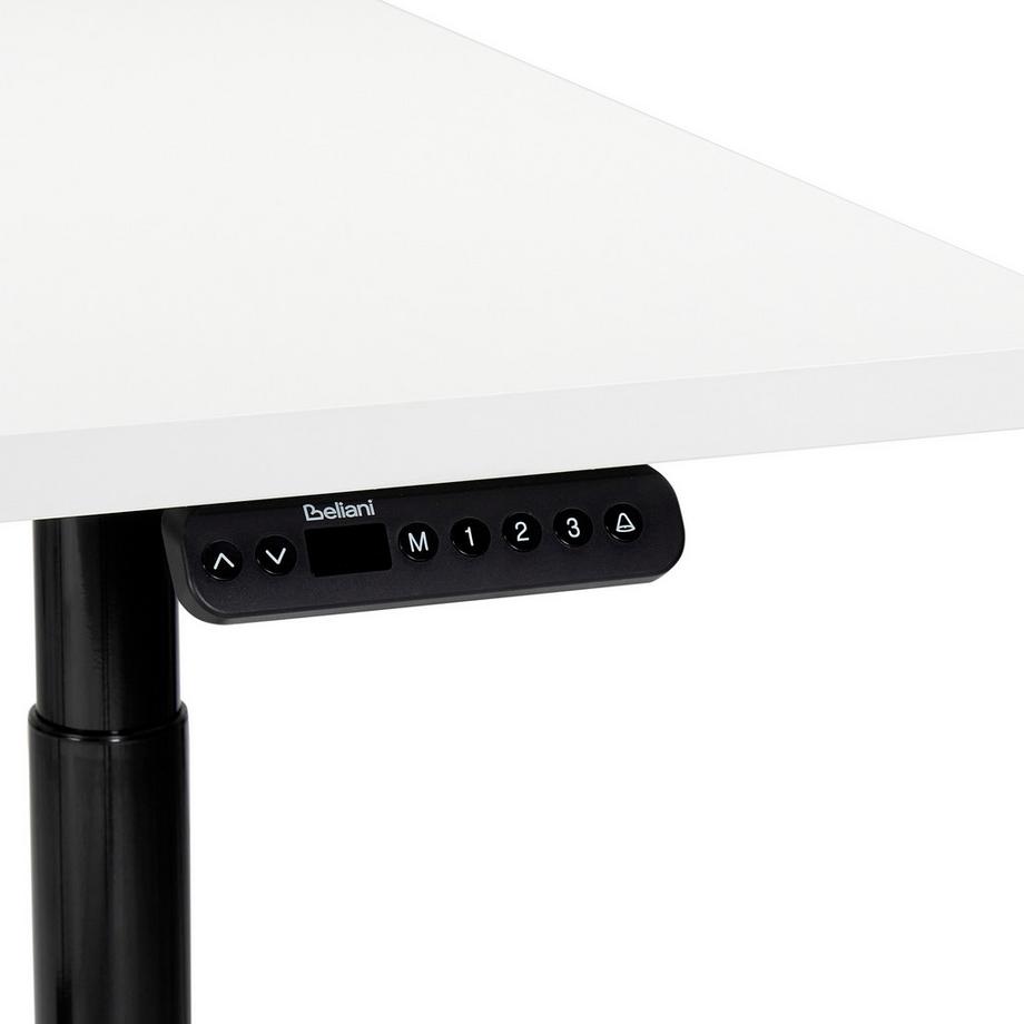 Beliani Bureau réglable en hauteur électriquement en Panneau de particules de bois  DESTINAS  