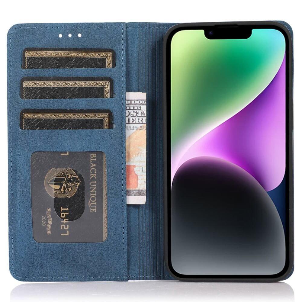 Cover-Discount  iPhone 15 Plus - Vintage Flip Case Hülle 