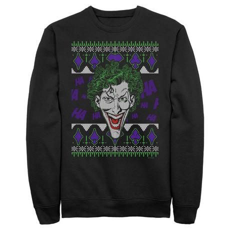 BATMAN Joker Stampa Grafica Felpa  