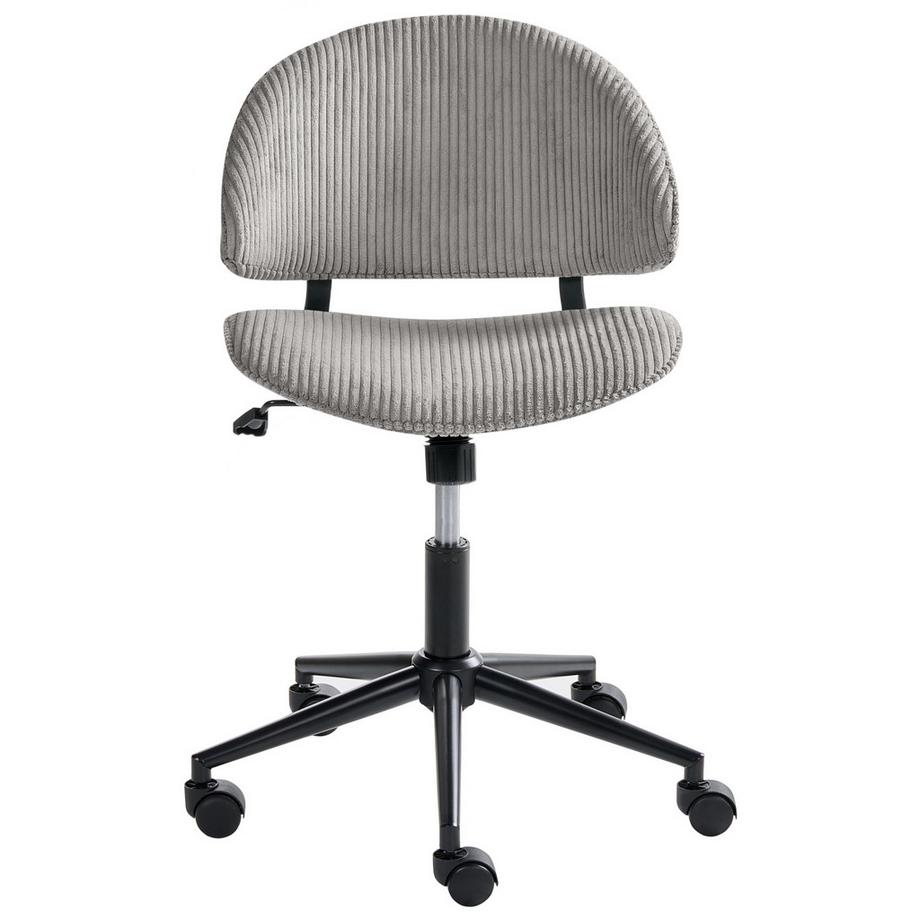 Beliani Bürostuhl aus Cord Modern KIANA  