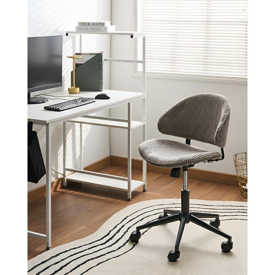 Beliani Bürostuhl aus Cord Modern KIANA  