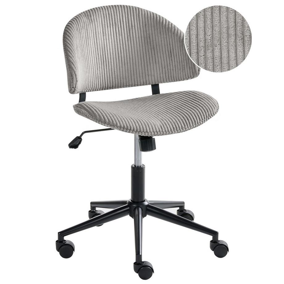 Bürostuhl aus Cord Modern KIANA