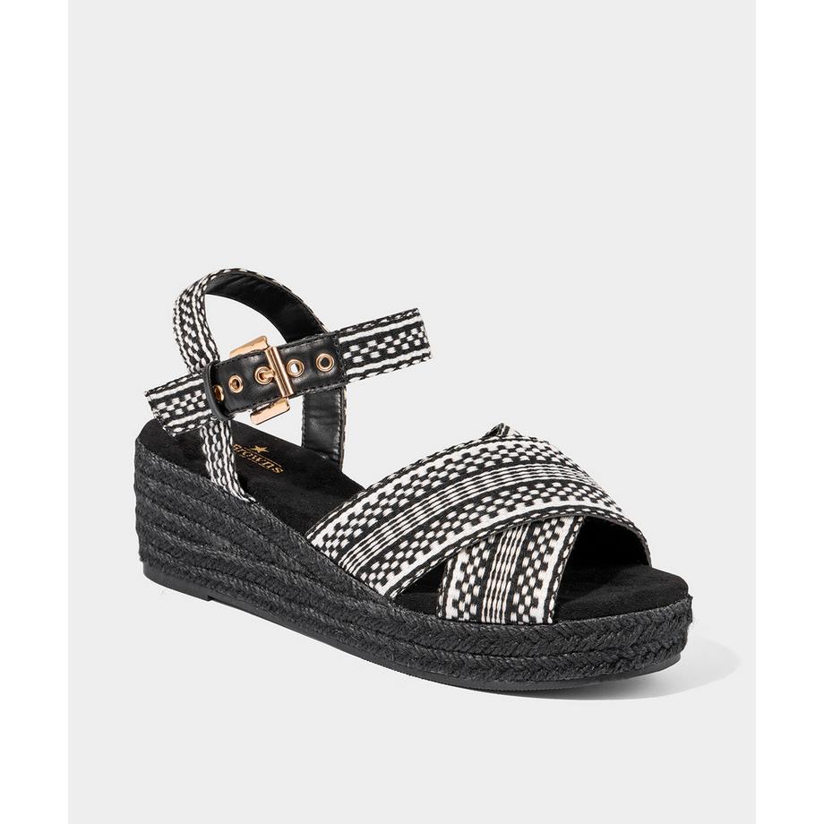 Joe Browns Sandali con Zeppa Plateau in Microsuede  