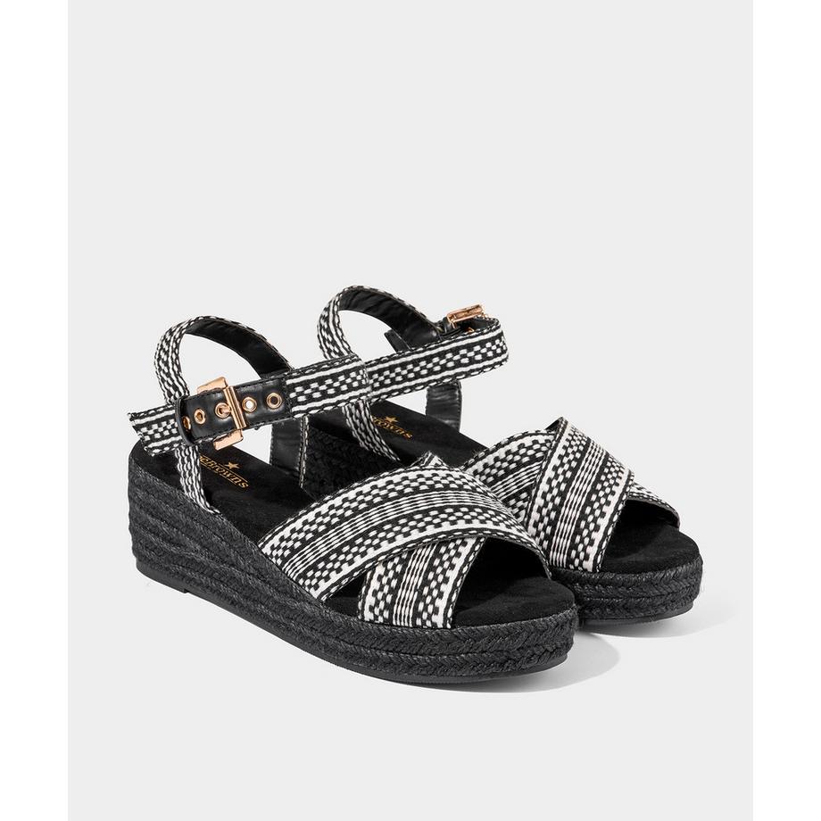 Joe Browns Sandali con Zeppa Plateau in Microsuede  