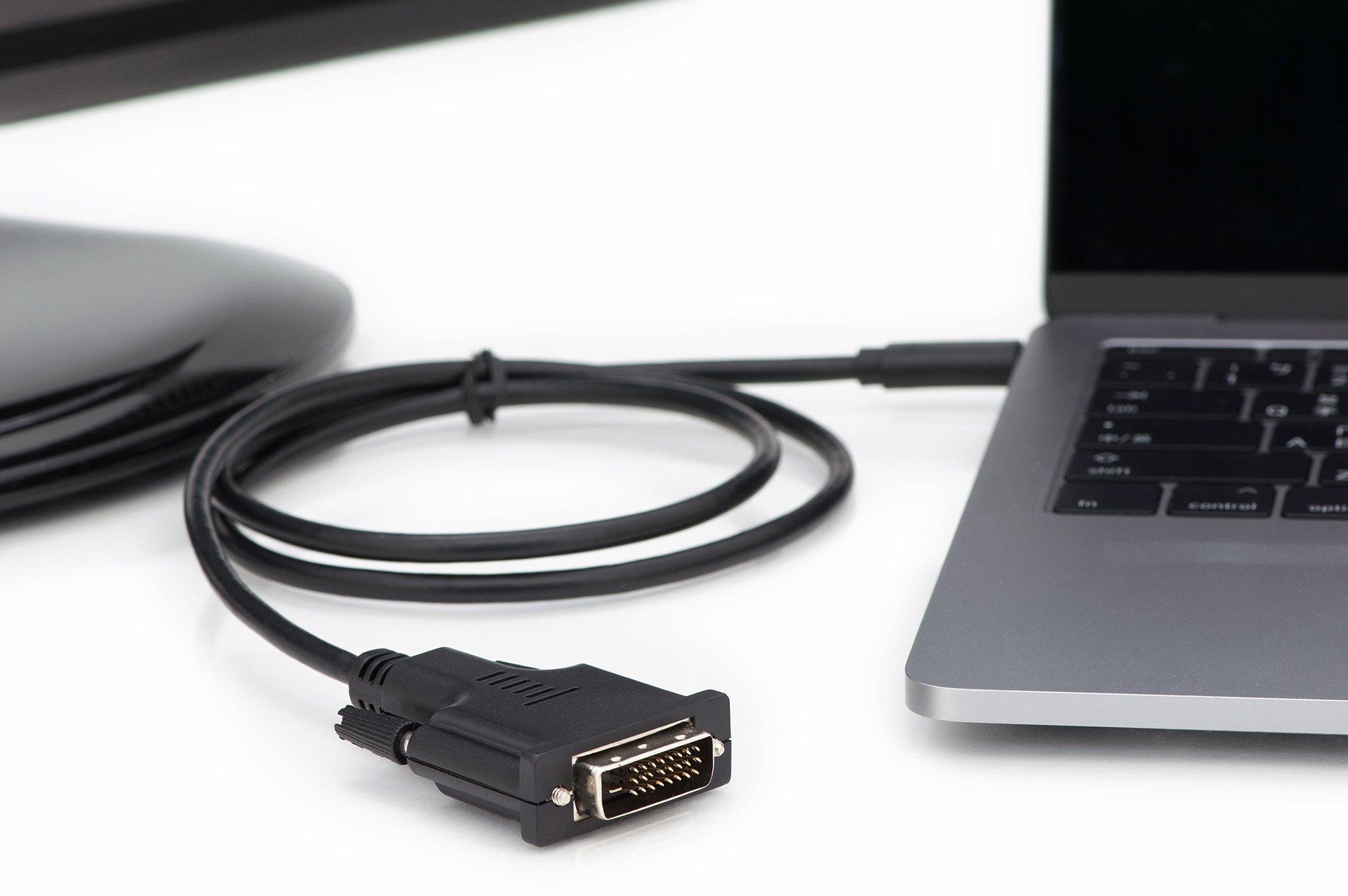 Digitus  Digitus USB Type-C™ Adapter-  Konverterkabel, Type-C™ auf DVI 