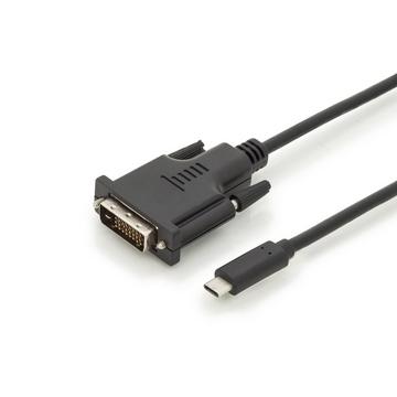 Digitus USB Type-C™ Adapter-  Konverterkabel, Type-C™ auf DVI