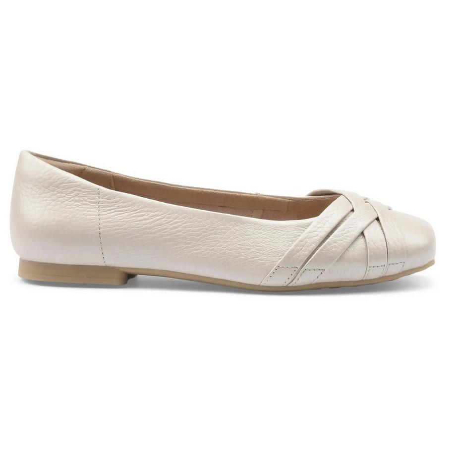 CAPRICE Gwenny Ballerines avec finition métallisée  