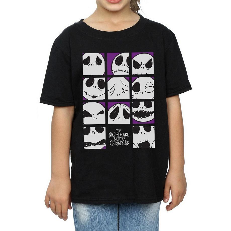Disney  Nightmare Before Christmas Many Faces Of Jack TShirt 