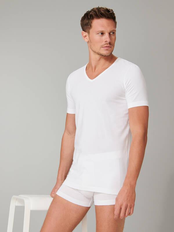 Schiesser Organic Cotton V-Neck T-Shirt 2er-Pack  