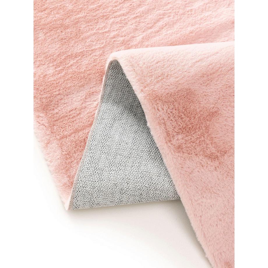 Benuta Kunstfellteppich Furry Rosa  