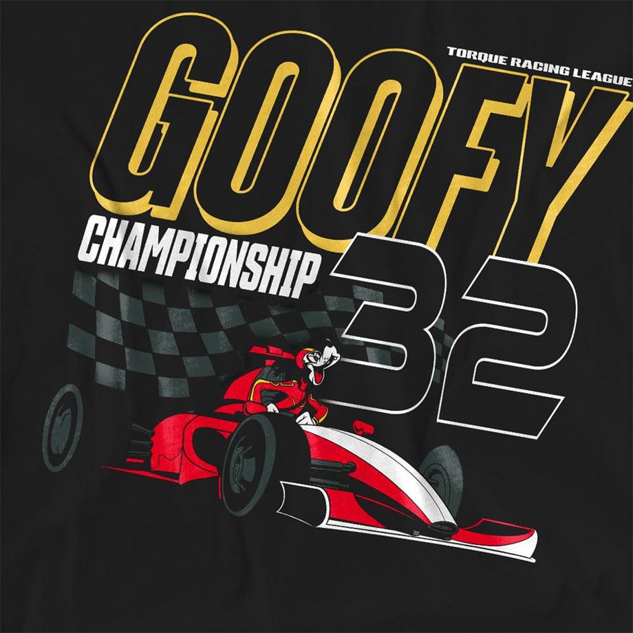 Disney Monaco Goofy Championship Grafik Print T-Shirt  