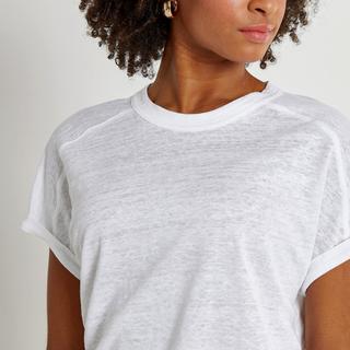 La Redoute Collections T-shirt col rond en lin  