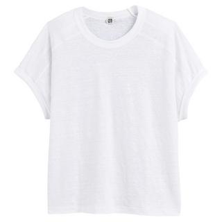 La Redoute Collections T-shirt col rond en lin  
