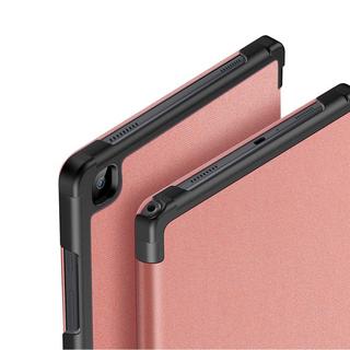 DuxDucis  Galaxy Tab A7 (2020) - Custodia intelligente trifold Dux Ducis Domo rosa 