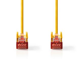 Nedis  CAT6 Netzwerkkabel | RJ45 Stecker | RJ45 Stecker | S/FTP | 0,50 m | Rund | LSZH | Gelb | Etikett 