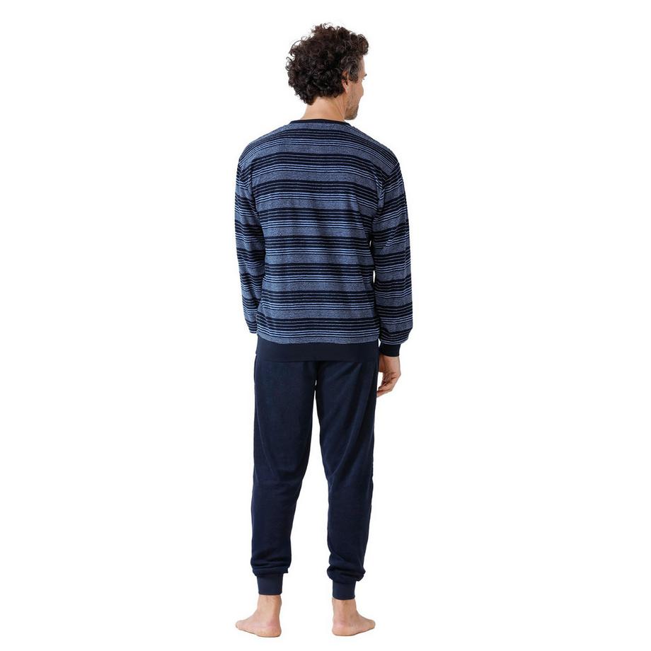 hajo Bequem sitzender gestreifter Pyjama  