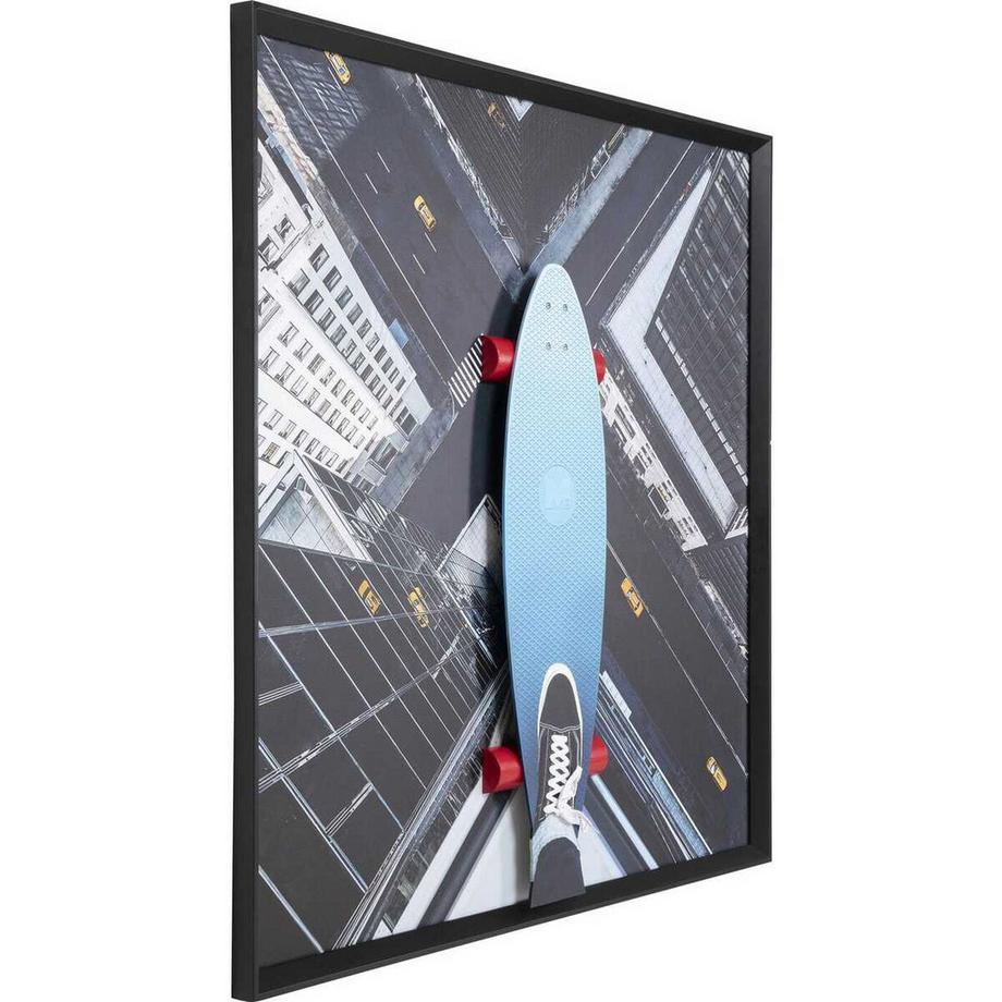 KARE Design Tableau encadré Skyline Skater 149x149  