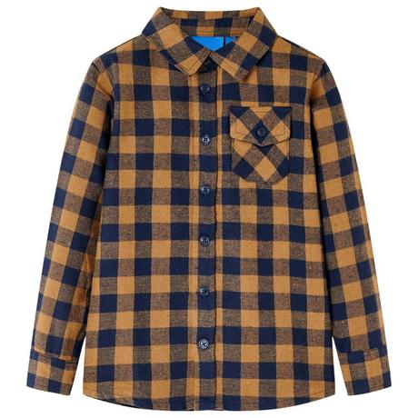 VidaXL  camicia a quadri da bambino Cotone 
