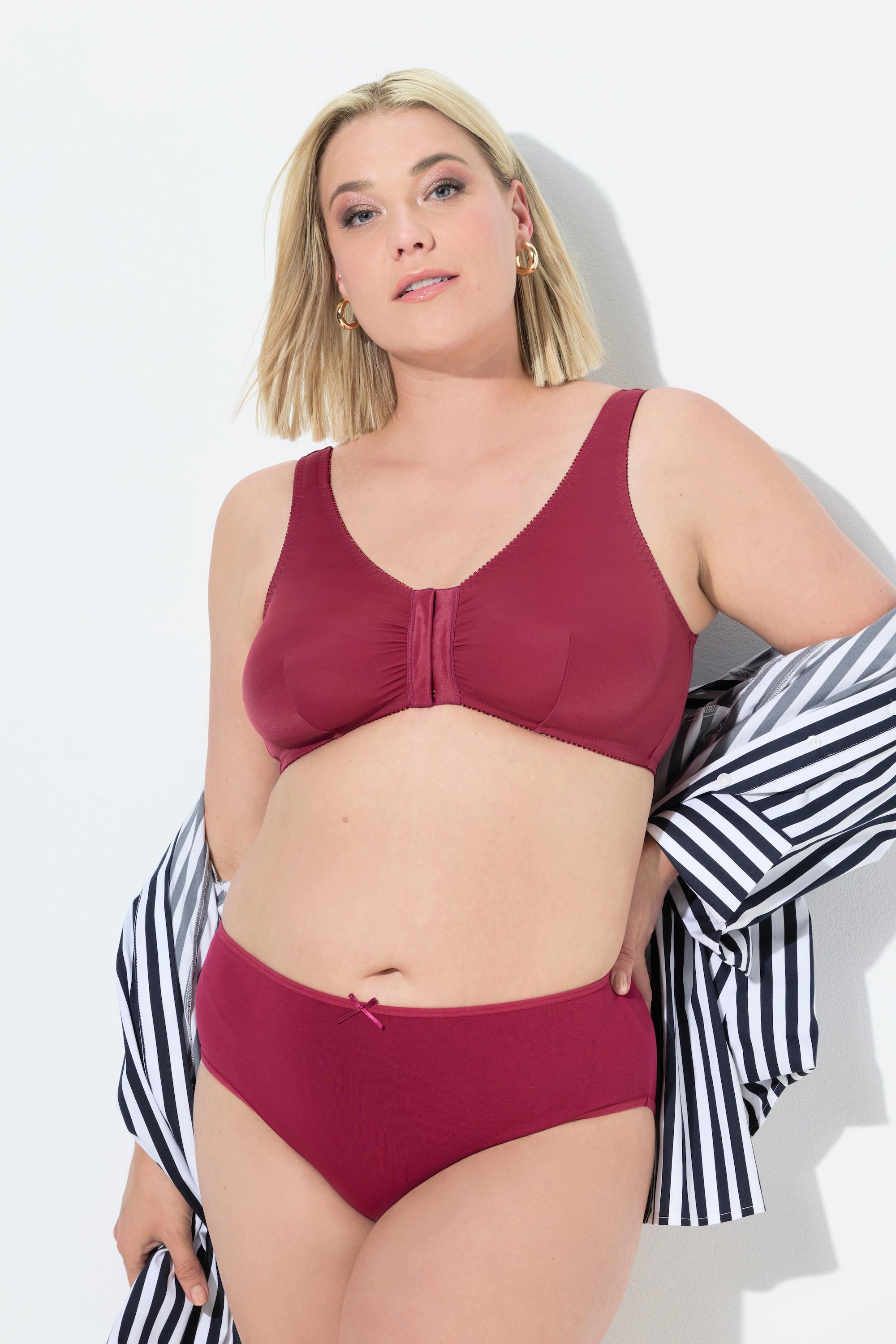 Ulla Popken Slip Tinta Unita Confezione da 5  