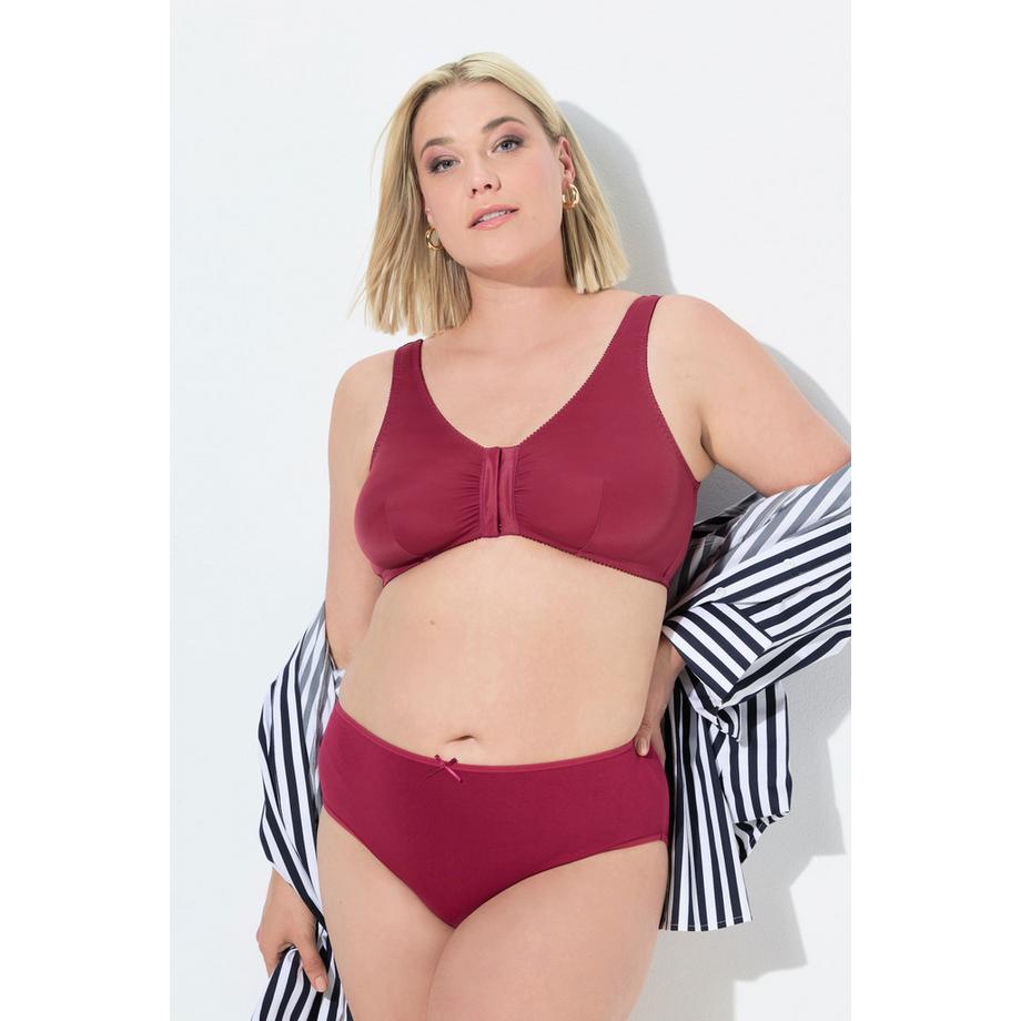 Ulla Popken Einfarbige Slips 5er-Pack  