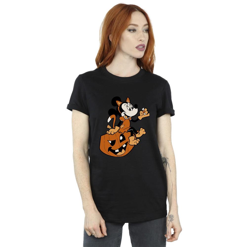 MICKEY MOUSE Minnie Mouse Halloween Citrouille T-Shirt  