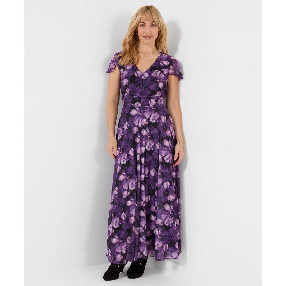 Joe Browns  Fabuleuse Robe Longue en Mesh Fleurie 