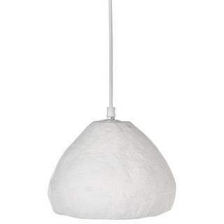 Beliani Lampe suspension en Papier-mâché Minimaliste OLIMAR  