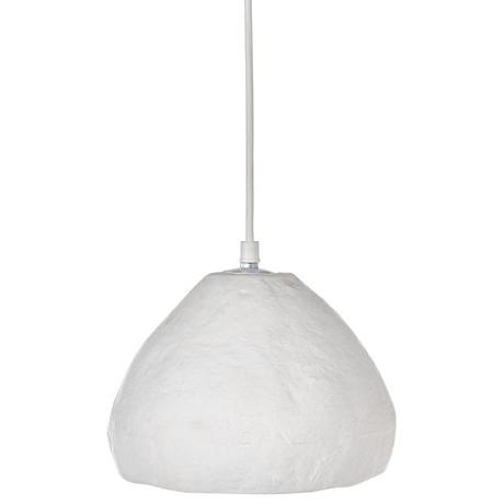 Beliani Lampe suspension en Papier-mâché Minimaliste OLIMAR  