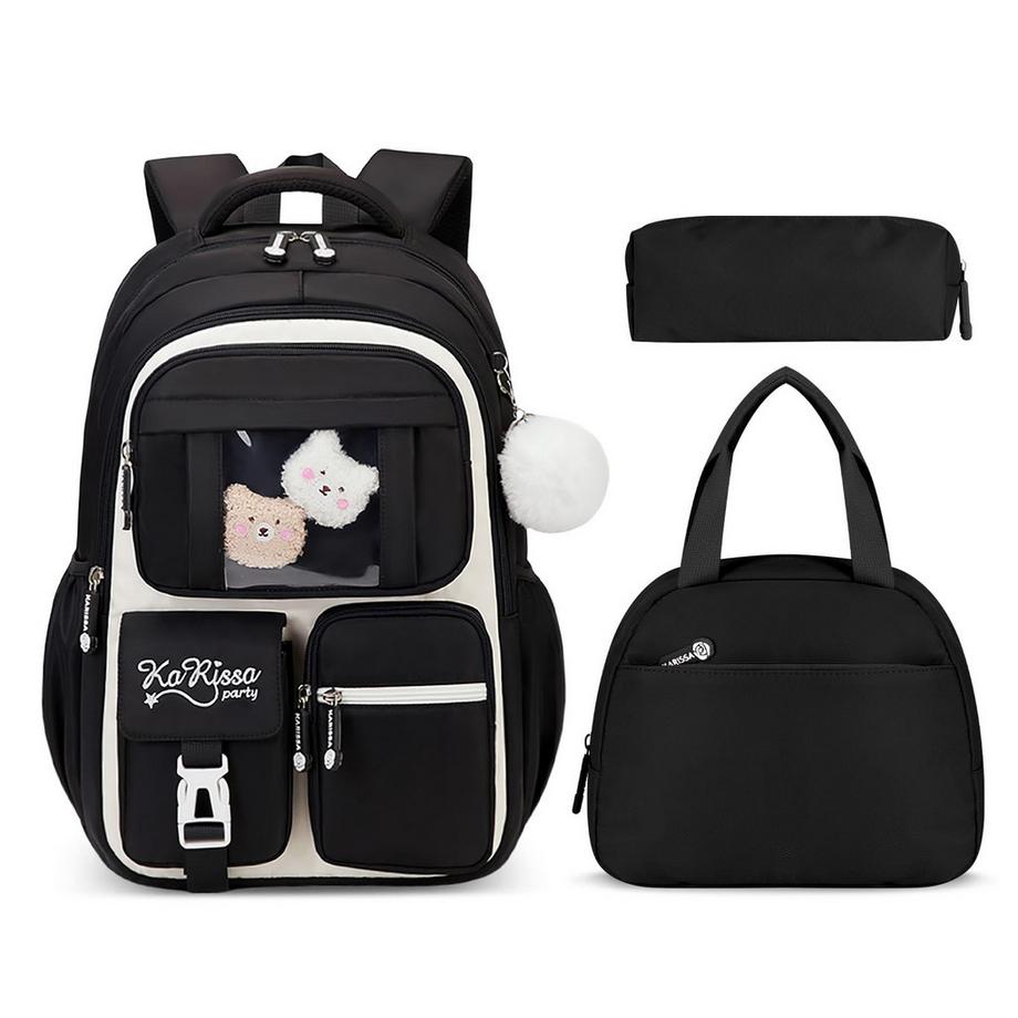 Only-bags.store Set da 3 pezzi Zaino scolastico per bambini  