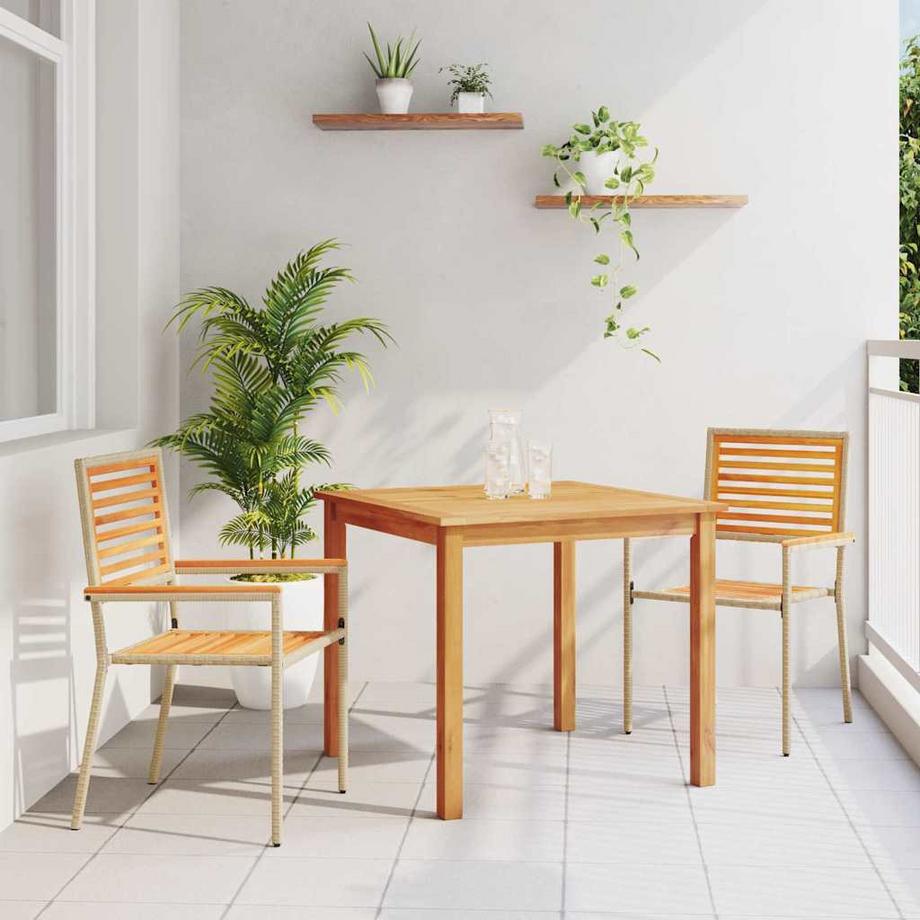 VidaXL Gartenmöbel massivholz akazie  