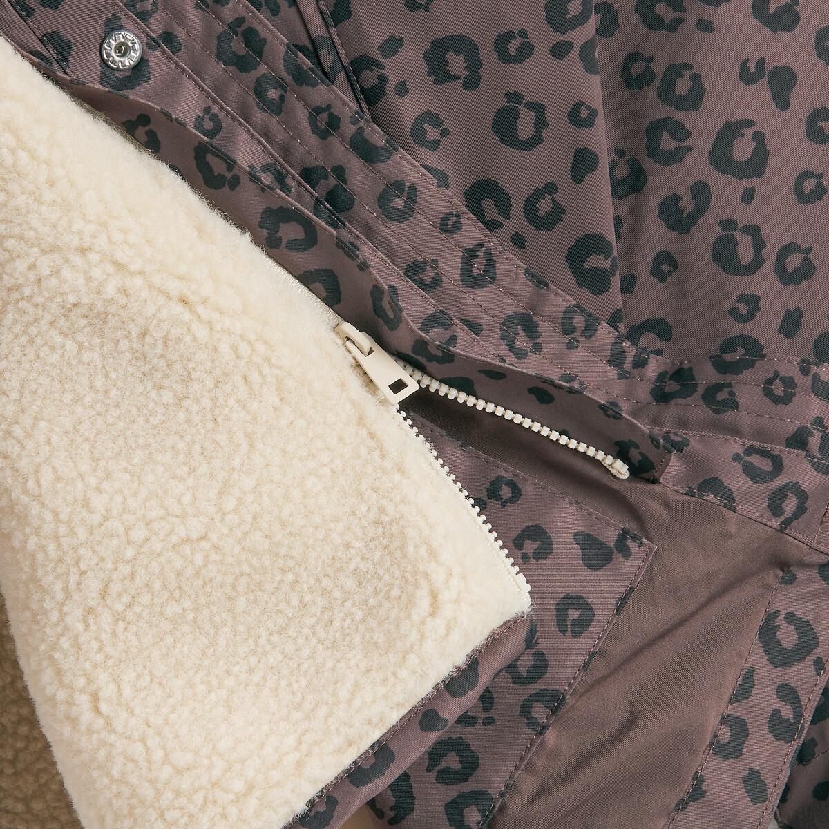 La Redoute Collections Parka 2 en 1 à Capuche Imprimé Animalier  