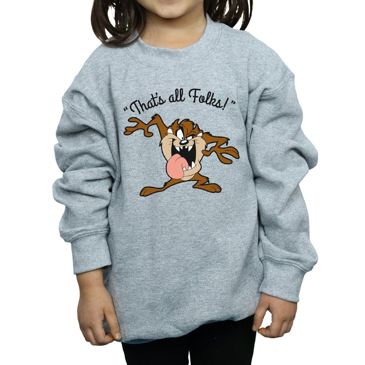 LOONEY TUNES  Taz That´s All Folks Sweatshirt 