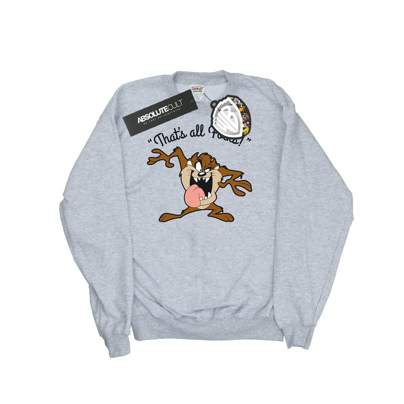 LOONEY TUNES  Taz That´s All Folks Sweatshirt 