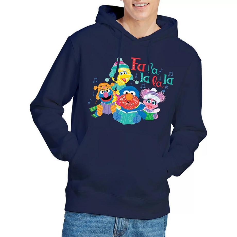 Sesame Street  Fa La La La Carols Kapuzenpullover  , weihnachtliches Design 