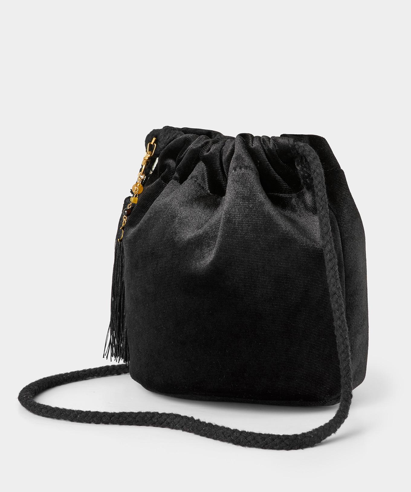 Joe Browns Pochette en velours avec cordon de serrage  