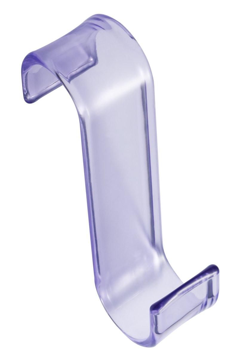 diaqua Haken für Heizkörper, 2.6 CM lila transparent  