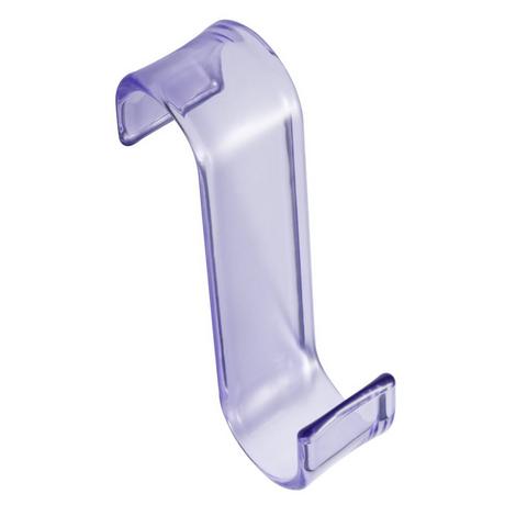 diaqua Haken für Heizkörper, 2.6 CM lila transparent  