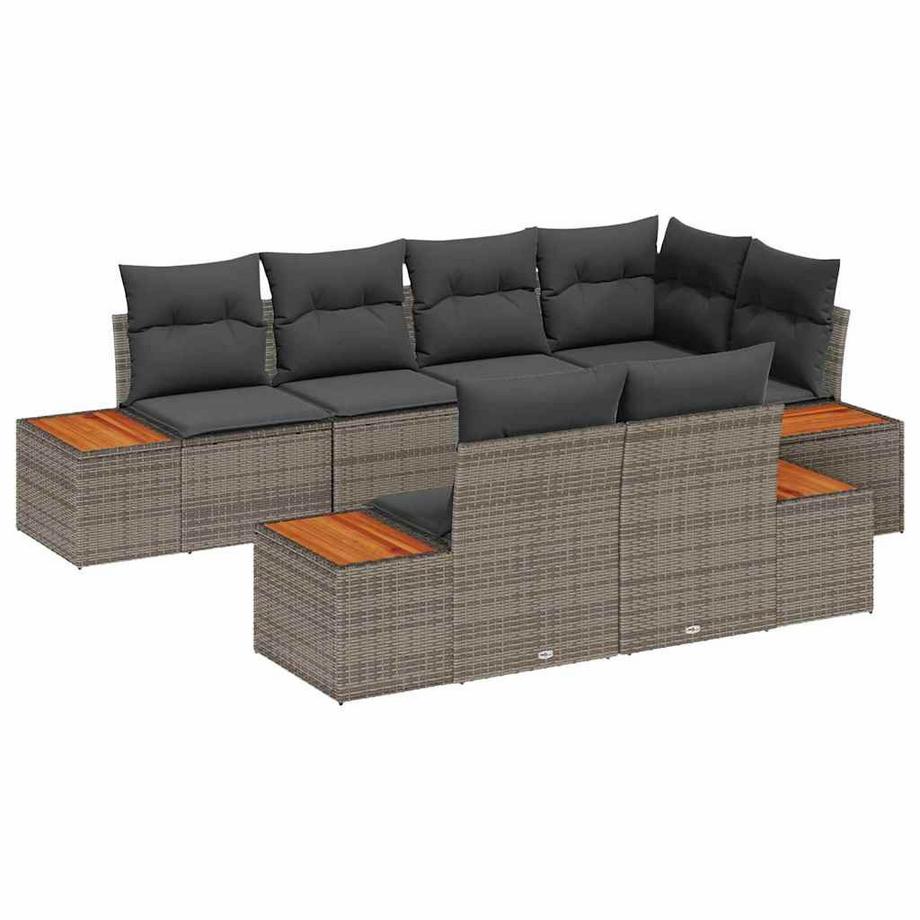 Garten-sofa poly-rattan