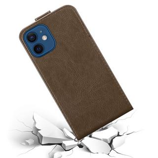 Cadorabo  Housse compatible avec Apple iPhone 12 / 12 PRO - Coque de protection au design flip avec fermeture magnétique 