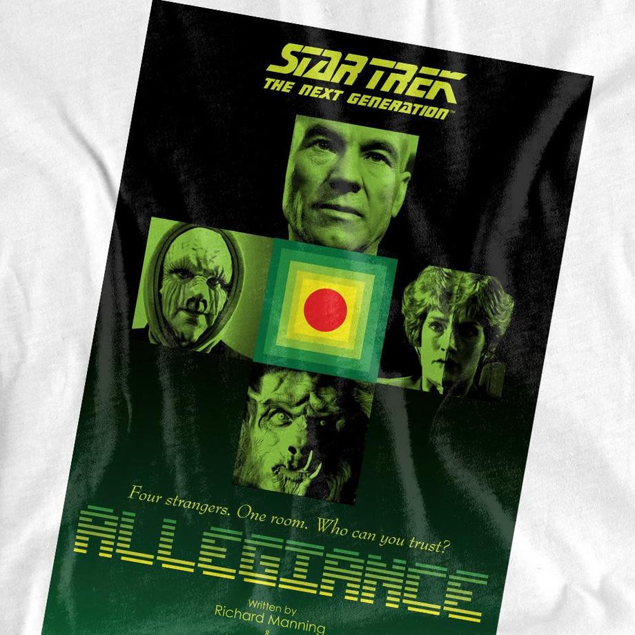 Star Trek Star Trek The Next Generation Season 3 Episode 18 Allegiance T-Shirt  