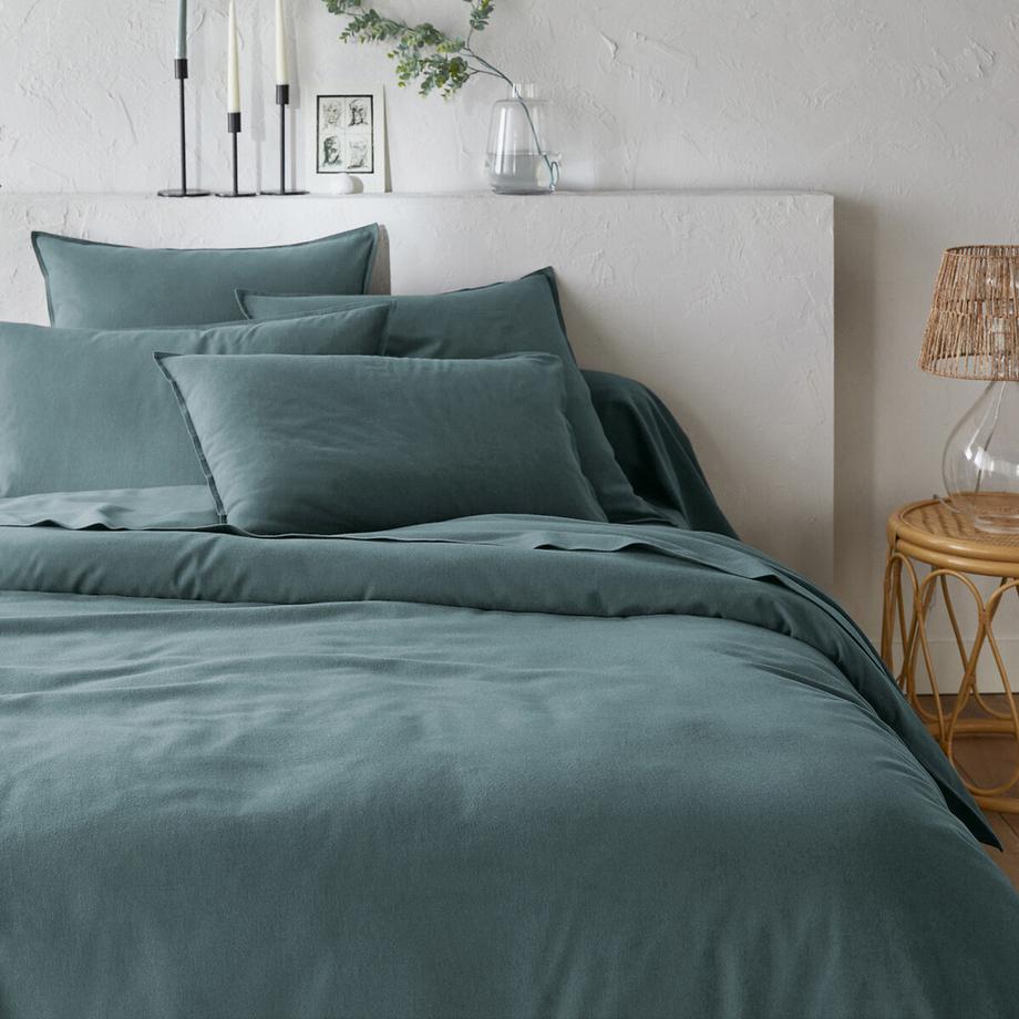 La Redoute Intérieurs Lenzuolo con angoli Clara in flanella di cotone  