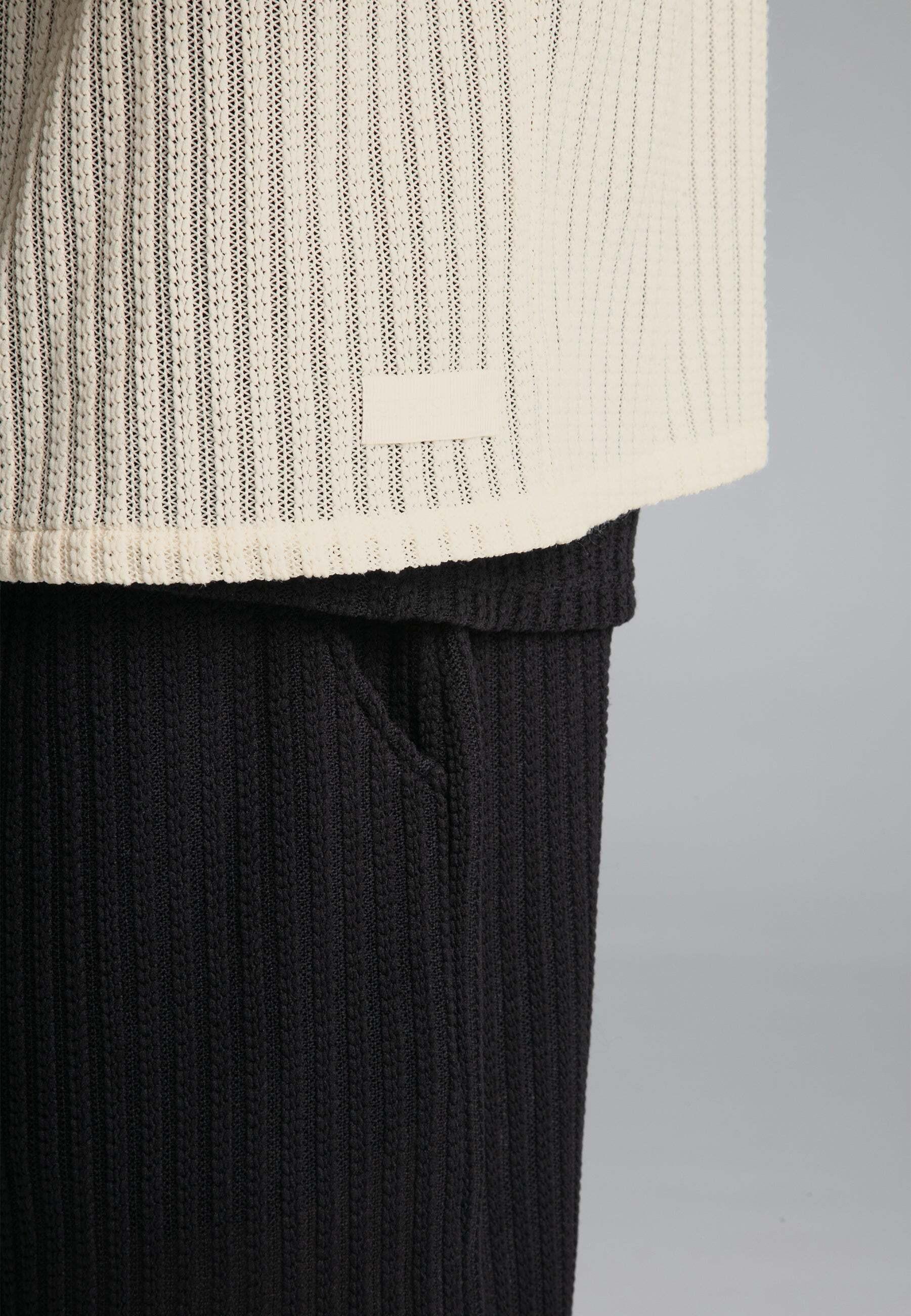 Sik Silk Textured Resort Kurzarmhemd  