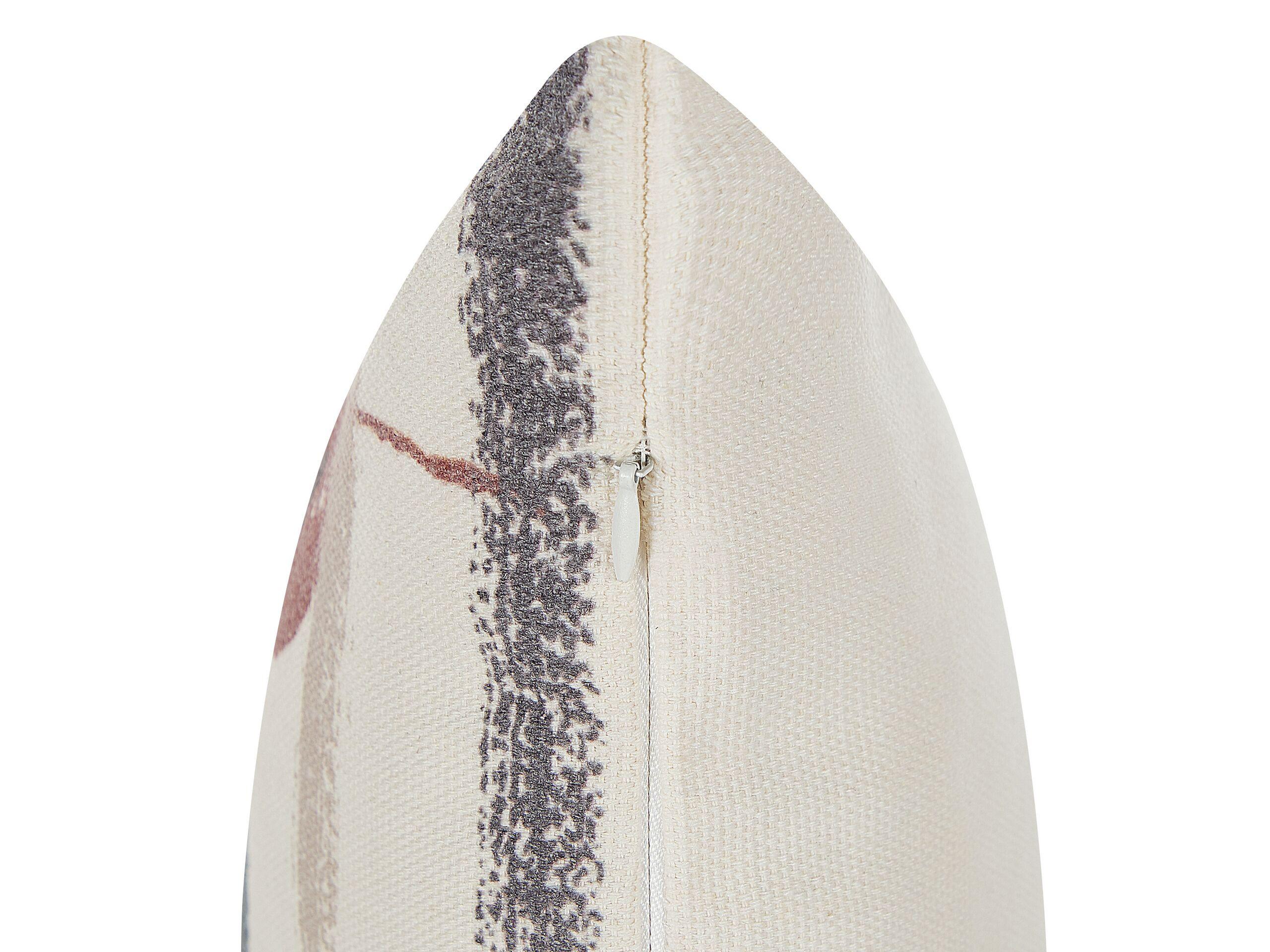 Beliani Dekokissen 2er Set aus Baumwolle Modern BIDENS  