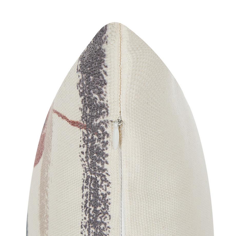 Beliani Lot de 2 coussins décoratifs en Coton  BIDENS  