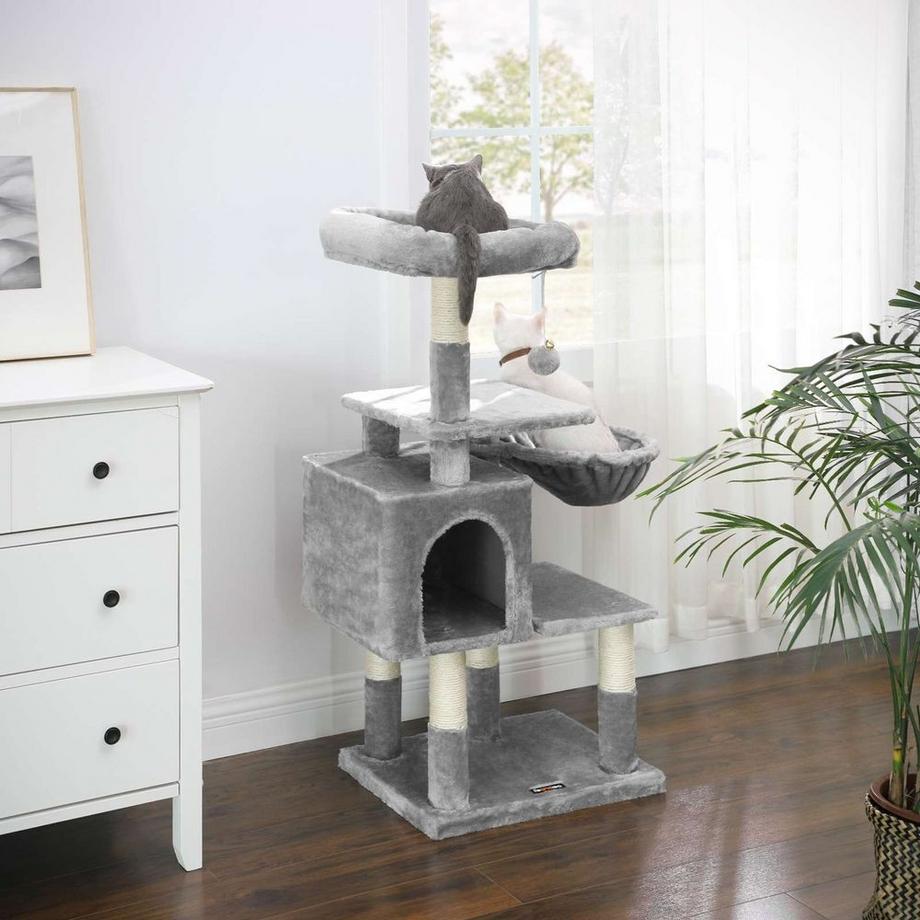 Northio Griffoir pour chats avec niveaux multiples et grotte  